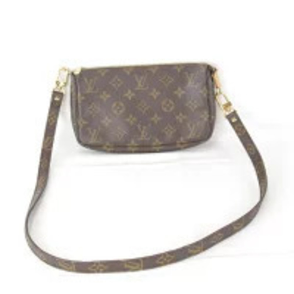 Louis Vuitton LV Monogram Pochette Accessoires Accessory Pouch Clutch Canvas
